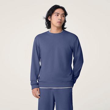 Camisas Allbirds R&R Sweat Hombre Azul Marino Azules | PE4745MA