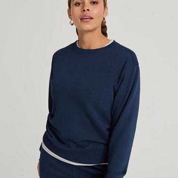 Camisas Allbirds R&R Sweat Mujer Azul Marino | PE4298YU
