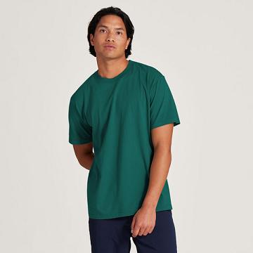 Camiseta Allbirds Allgood Cotton Hombre Turquesa | PE4757GL