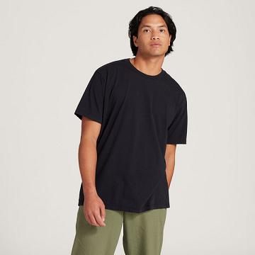Camiseta Allbirds Allgood Cotton Hombre Negras | PE4763OR