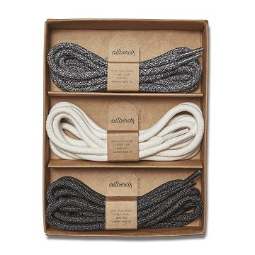 Cordones Allbirds Runner Kit Hombre Gris Blancas Negras | PE4668MA