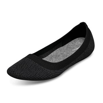 Flat Shoes Allbirds Tree Breezers Lux Mujer Negras | PE4381MA