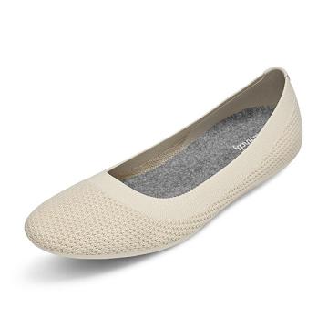 Flat Shoes Allbirds Tree Breezers Lux Mujer Beige | PE4382NB