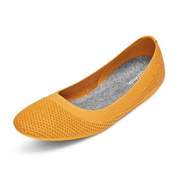 Flat Shoes Allbirds Tree Breezers Mujer Amarillo | PE4388LH