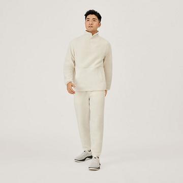 Pantalon Allbirds Fluff Fleece Hombre Blancas | PE4740TV