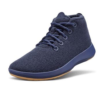 Waterproof Shoes Allbirds Lana Runner-up Mizzles Hombre Azul Marino | PE4796QZ