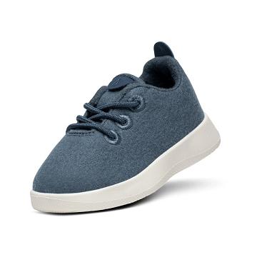 Zapatillas Allbirds Smallbirds Lana Runner Niños Azules | PE4194YU