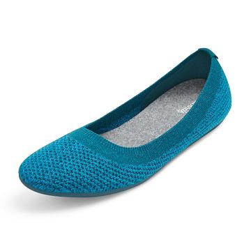 Zapatos Slip On Allbirds Tree Breezers Mujer Turquesa | PE4528OR