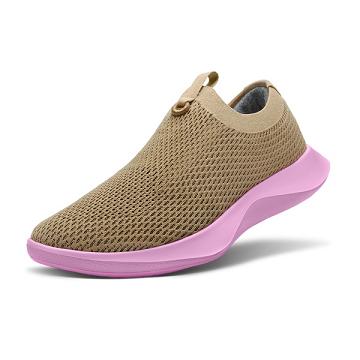 Zapatos Slip On Allbirds Tree Dasher Relay Hombre Marrones Rosas | PE4938OR